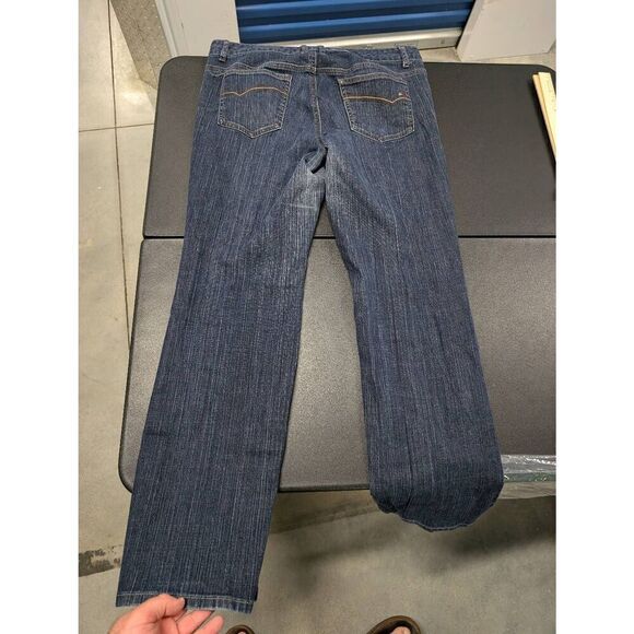 Tommy Hilfiger Freedom Boot Cut Pockets Dark Blue Jeans Size Women's 14R - Picture 5 of 7